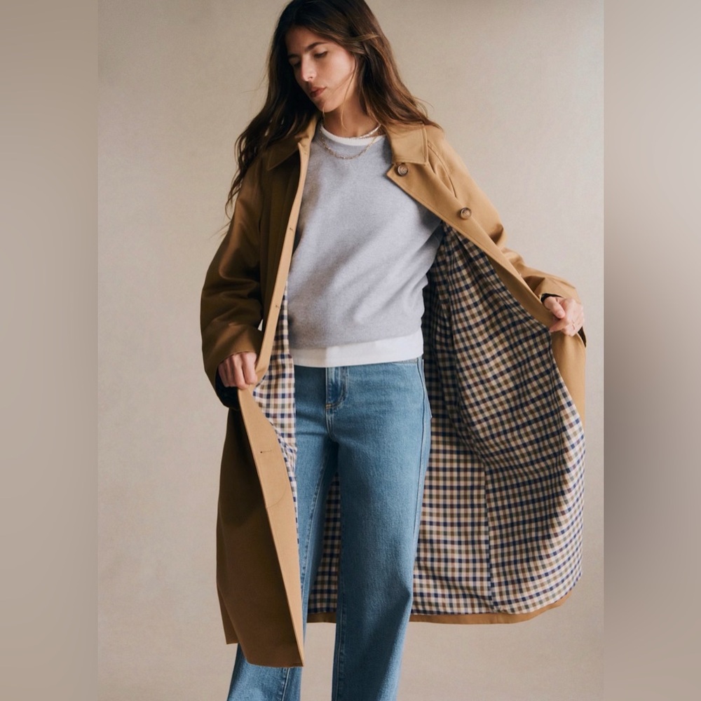 Sezane Clyde Coat Camel - Size 42